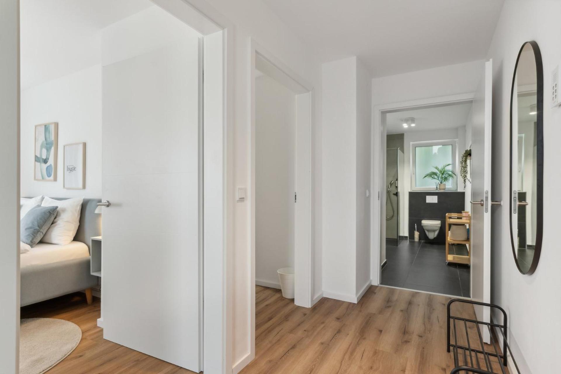 Deluxe Apartment In Bielefeld City Mit Parkplatz Und Balkon المظهر الخارجي الصورة